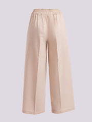 BEIGE WIDE LEG PANTS