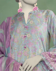 MULTICOLOR LAWN PRINTED UNSTITCHED 2PC