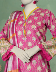 MULTICOLOR LAWN PRINTED UNSTITCHED 2PC