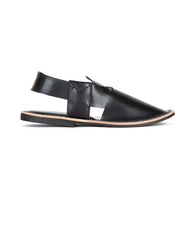 BLACK PESHAWARI SANDALS