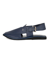 BLUE PLAIN PESHAWARI SANDALS