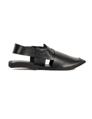 BLACK PESHAWARI SANDALS