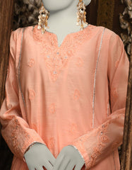 PINK PAPER COTTON EMBROIDERED 2PC STITCHED | JLAWN-S-JST-25-2014