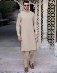 SAND BLENDED UNSTITCHED KAMEEZ SHALWAR FABRIC | JJMS-2032