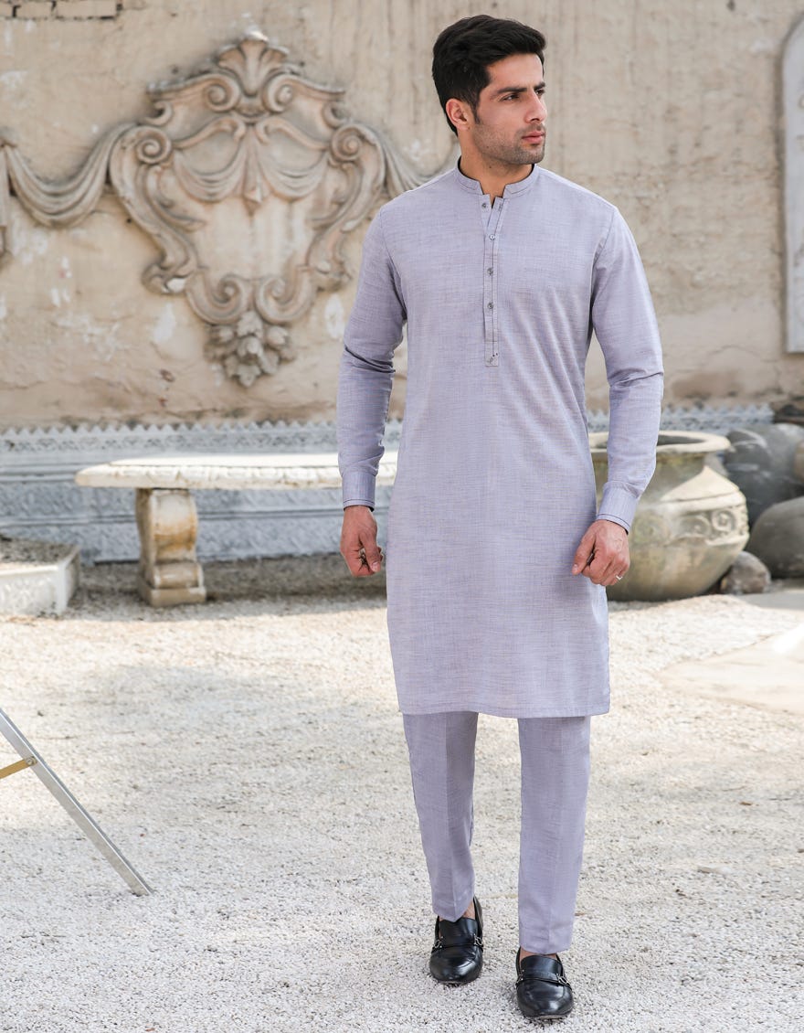 SAND COTTON UNSTITCHED KAMEEZ SHALWAR FABRIC | JJMS-2061