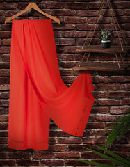 JSH-SHW-21-0027 FB/SOLID DYED SHAWL - RED