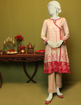GOLDEN-BEIGE COTTON KURTI | JJLK-S-JSS-22-451
