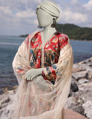 OFF WHITE LAWN EMBROIDERED 3PC STITCHED | JLAWN-S-25-025