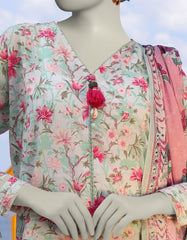 MULTICOLOR LAWN PRINTED 3PC STITCHED | JLAWN-S-25-070
