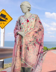 MULTICOLOR LAWN PRINTED 3PC STITCHED | JLAWN-S-25-070