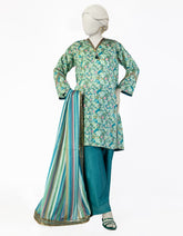 GREEN LAWN EMBROIDERED 3PC STITCHED