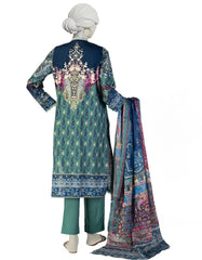 GREEN LAWN EMBROIDERED 3PC STITCHED