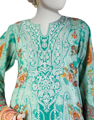 GREEN LAWN EMBROIDERED 3PC STITCHED