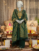 GREEN LAWN EMBROIDERED 3PC STITCHED