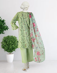 GREEN LAWN EMBROIDERED 3PC STITCHED