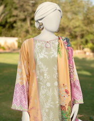 MULTICOLOR LAWN DIGITAL PRINTED UNSTITCHED 2PC