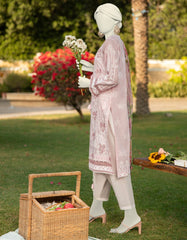 PINK LAWN EMBROIDERED UNSTITCHED 2PC