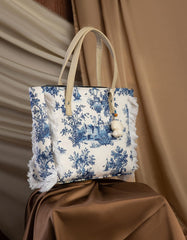 BLUE TOTE BAG