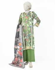 GREEN LAWN EMBROIDERED 3PC STITCHED