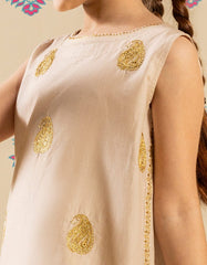 BEIGE LAWN EMBROIDERED 3PC | JGK-S-JGP-25-1511