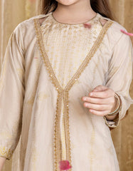 BEIGE SILK EMBROIDERED 3PC | JGK-S-JGP-25-1519