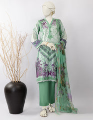 GREEN LAWN EMBROIDERED 3PC STITCHED