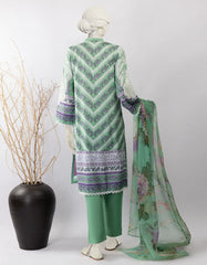 GREEN LAWN EMBROIDERED 3PC STITCHED