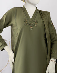 GREEN LAWN EMBROIDERED 3PC STITCHED