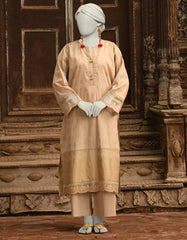 BEIGE LAWN EMBROIDERED 2PC STITCHED | JLAWN-S-JST-25-2009