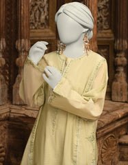 GREEN PAPER COTTON EMBROIDERED 2PC STITCHED | JLAWN-S-JST-25-2013