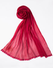 MAROON IMPURE CHIFFON DUPATTA