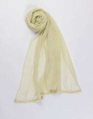 GREEN IMPURE CHIFFON BASIC DUPATTA