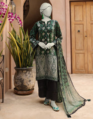 MULTICOLOR LAWN PRINTED UNSTITCHED 3PC | JLAWN-S-25-3003