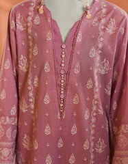 LILAC LAWN PASTE PRINTED UNSTITCHED 3PC | JLAWN-S-25-3100