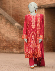 PINK DORIA EMBROIDERED UNSTITCHED 3PC | JLAWN-S-25-3181