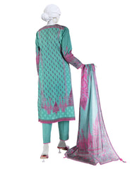 MULTICOLOR LAWN EMBROIDERED UNSTITCHED 3PC