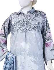 MULTICOLOR LAWN DIGITAL PRINTED UNSTITCHED 3PC