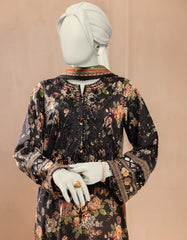 BLACK LAWN EMBROIDERED UNSTITCHED 3PC
