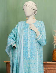 GREEN LAWN EMBROIDERED UNSTITCHED 3PC