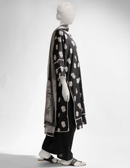 BLACK & WHITE LAWN PRINTED UNSTITCHED 3PC
