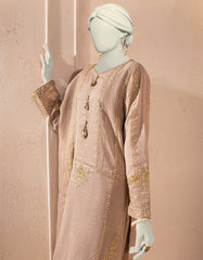 BEIGE PAPER COTTON EMBROIDERED 3PC STITCHED