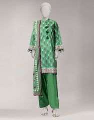 MULTICOLOR CAMBRIC PRINTED UNSTITCHED 3PC