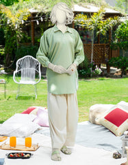 GREEN LAWN EMBROIDERED KURTI