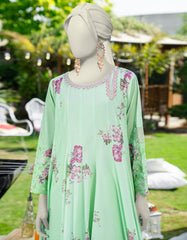 GREEN LAWN EMBROIDERED KURTI
