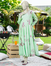 GREEN LAWN EMBROIDERED KURTI