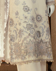 BLUE LAWN EMBROIDERED 3PC STITCHED | JLAWN-S-25-827