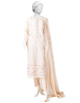 BEIGE LAWN EMBROIDERED 3PC STITCHED | JLAWN-S-25-829