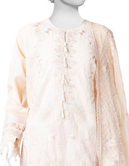 BEIGE LAWN EMBROIDERED 3PC STITCHED | JLAWN-S-25-829