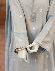 BLUE DORIA EMBROIDERED UNSTITCHED 3PC | JLAWN-S-25-834