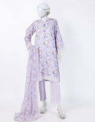 PURPLE LAWN EMBROIDERED 3PC STITCHED | JLAWN-S-25-842